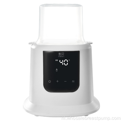 Intelligente enkele flessenwarmer en voedselverwarmer